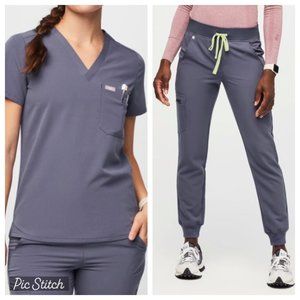 FIGS - Space Navy Catarina Top & Zamora Jogger Pant